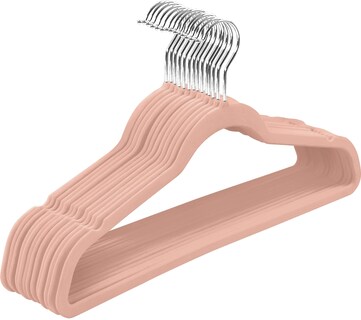 Foto 6 | Foto 6 | Velvet Hangers Utopia Home 20 Unidades Gancho Antideslizante De 360° Color Rosa - Venta Internacional.