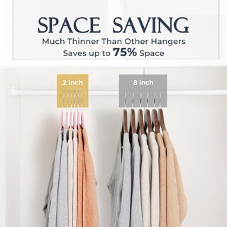 Foto 4 | Foto 4 | Velvet Hangers House Day Lt  60 Unidades  Ropa Antideslizante  Color Rosa - Venta Internacional.