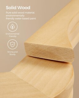 Foto 3 | Foto 3 | Percheros Songmics De Madera Maciza Ucrw001-20 Paquete De 20 Unidades Color Natural - Venta Internacional.