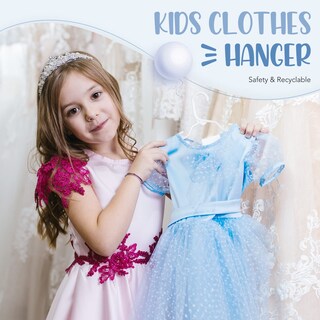 Foto 2 | Foto 2 | Baby Hangers House Day De Plástico Paquete De 20 Unidades Armario Blanco - Venta Internacional.