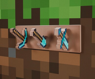 Foto 3 | Foto 3 | Perchero Organizador Ukonic Minecraft Diamond - Venta Internacional.