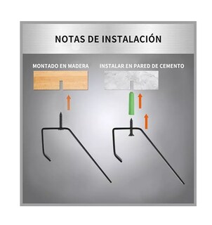 Foto 4 | Foto 4 | Percheros de Acero Inoxidable Belug Negros 4 Unidades