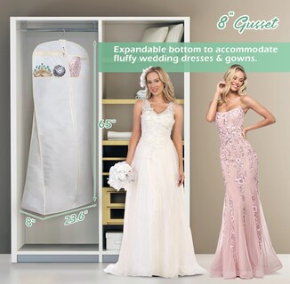 Foto 3 | Foto 3 | Vestido De Novia Misslo 65 Con Bolsa Para Ropa, Vestido De Novia, Color Blanco - Venta Internacional.