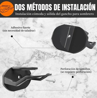 Foto 2 | Foto 2 | Organizador Xtellar De Gorras Y Sombreros Versátil Y Elegante Kit De 20 Ganchos Percheros