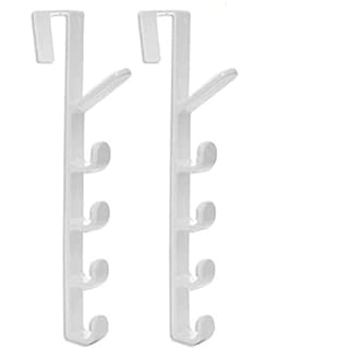 Foto 4 | Foto 5 | Venta Internacional- Gancho Organizador 5 Capas para Puerta Blanco 2 PZAS