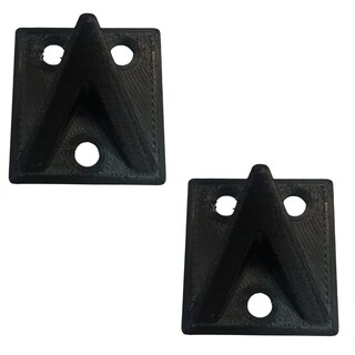 Foto 1 | Foto 1 | Ganchos de Pared para Ropa 3D Art Mxbxg-002 Negro 2 Piezas
