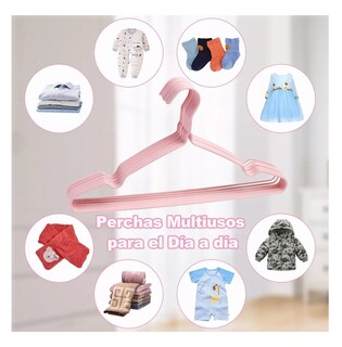 Foto 4 | Foto 4 | Ganchos de Ropa Belug Rosas 20 Piezas