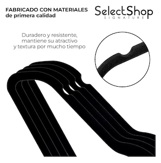 Foto 3 | Foto 3 | Ganchos de Ropa Selectshop Negros 50 Piezas