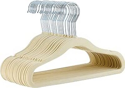Foto 1 | Foto 1 | Perchas Antideslizantes Amazon Basics De Terciopelo Para Niños, 30 Unidades - Venta Internacional.
