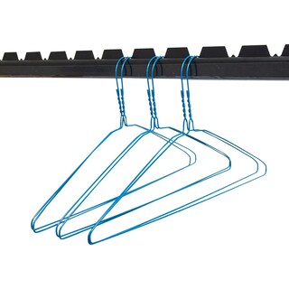 Foto 2 | Foto 2 | Pack 50 Ganchos Jauz Improvement De Alambre Color Azul Resistencia Y Organización Para Tu Ropa (j0286)