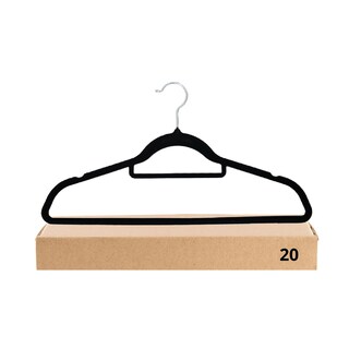 Foto 1 | Foto 1 | Pack 20 Ganchos Jauz Improvement De Terciopelo Color Negro (j0291)