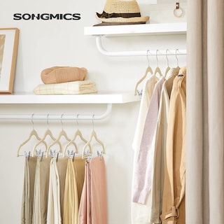 Foto 2 | Foto 2 | Ganchos Songmics de Terciopelo con Clips Ajustables 30 Piezas- Venta Internacional