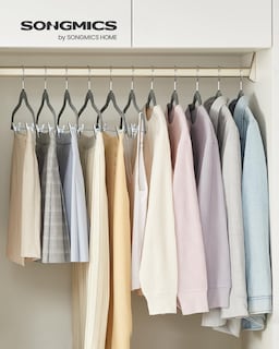 Foto 2 | Foto 2 | Perchas Para Pantalones Songmics De Terciopelo Con Clips Ajustables, Paquete De 20 Unidades - Venta Internacional.
