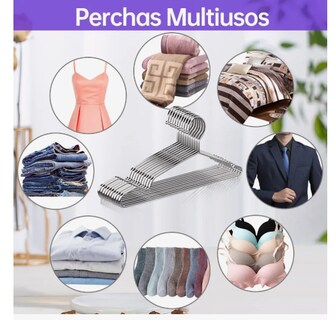 Foto 6 | Foto 6 | Ganchos Para La Camisola Pack De 50 Unidades Color Plateado