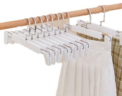 Foto 2 | Foto 2 | Conjunto De Ganchos De Metal Cromado Xtellar Para Pantalones Con Pinzas - Paquete De 10