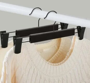 Foto 3 | Foto 3 | Conjunto De Ganchos De Metal Cromado Xtellar Para Pantalones Con Pinzas - Paquete De 10