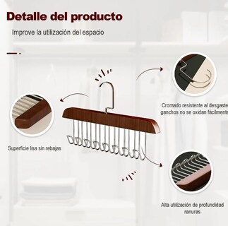Foto 4 | Foto 4 | Xtellar Organizador Aspiracional De Ropa Y Gorras Con 2 Ganchos Multifuncionales