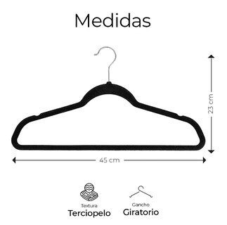 Foto 2 | Foto 2 | Xtellar Ganchos De Terciopelo Premium Antideslizantes Para Ropa De Lujo Paquete De 50