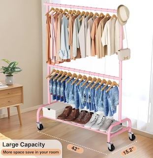 Foto 3 | Foto 3 | Perchero Misslo Rosa para Ropa-Venta Internacional