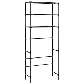 Foto 5 | Foto 5 | Estante De Almacenamiento Vidaxl Sobre La Lavadora De 3 Niveles, Negro - Venta Internacional.