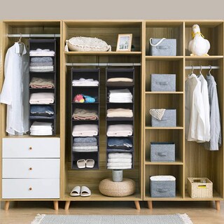 Foto 4 | Foto 4 | Organizador de Armario Colgante Max Houser Estante de 6 Niveles Gris - Venta Internacional
