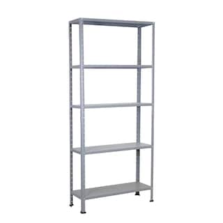 Foto 1 | Foto 1 | Anaquel Metálico Adf Con 5 Repisas Estante Organizador 190x84x30 Cm. Carga 250 Kg Color Gris