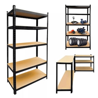 Foto 4 | Foto 4 | Estante Anaquel Organizador Metal 5 Niveles Hogar Oficina Color Negro