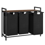 Cesto para Ropa Vasagle 3 Bolsas Extraíble y Desmontable