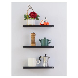 Foto 3 | Foto 3 | Estantes Flotantes 6 Niveles Negro