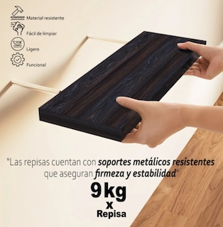 Foto 4 | Foto 4 | Repisas Flotantes 3 Piezas