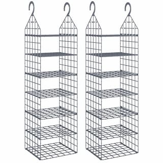 Foto 3 | Foto 3 | Organizador De Armario Colgante Vidaxl Armario Gris Con 7 Estantes - Venta Internacional.