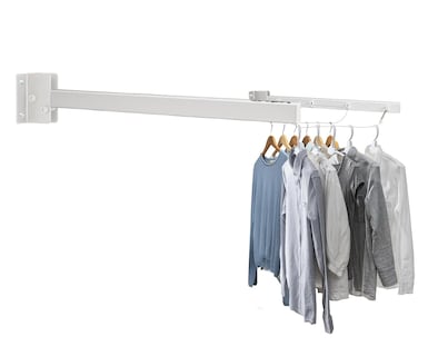 Foto 2 | Foto 2 | Tendederos Plegables Lab.g Retractil Ropa Plegable Reforzado Metal Blanco