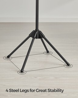 Foto 6 | Foto 6 | Tendedero De Ropa Songmics Plegable 150 Cm De Acero Inoxidable - Venta Internacional.