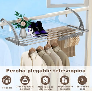 Foto 3 | Foto 3 | Tendedero Xtellar Retráctil: Solución Portátil Ideal De Acero Inoxidable