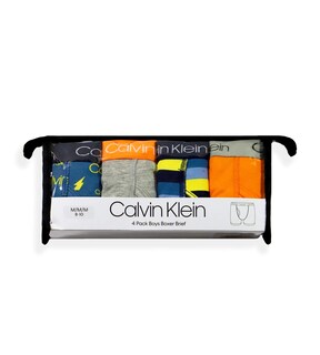 Foto 2 | Foto 2 | Calvin Klein Calzoncillos Bóxer Para Niños, Talla Xs, Paquete De 4 Unidades - Venta Internacional.