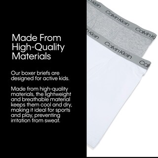 Foto 6 | Foto 6 | Calvin Klein Calzoncillos Bóxer Para Niños, Talla Xs, Paquete De 4 Unidades - Venta Internacional.
