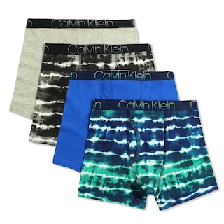 Foto 1 | Foto 1 | Calvin Klein Calzoncillos Bóxer Calvin Klein Para Niños, Paquete De 4, Talla M - Venta Internacional.