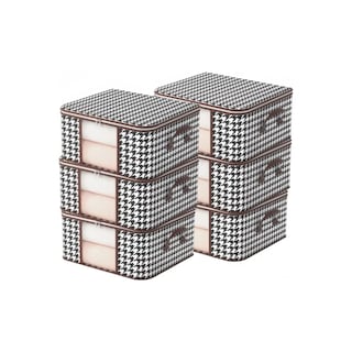 Foto 1 | Foto 1 | Cajas de Almacenamiento Organizadoras 6 Piezas Marron