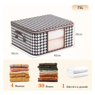 Foto 3 | Foto 3 | Cajas de Almacenamiento Organizadoras 6 Piezas Marron