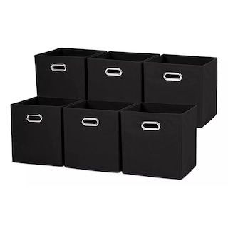 Foto 1 | Foto 1 | Cajas Organizadores Plegables 6 Piezas Negro