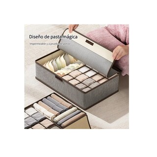 Foto 2 | Foto 2 | Organizador Plegable de Ropa Interior Eo Safe Imports Esi-18173 Gris