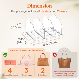Foto 2 | Foto 2 | Organizador De Monederos De Plástico Lifewit Para Armario Con Estante Ajustable - Venta Internacional.