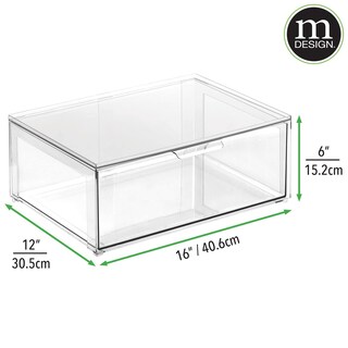 Foto 4 | Foto 4 | Papelera Organizadora De Almacenamiento Mdesign Lumiere Con Cajón Delantero - Venta Internacional.
