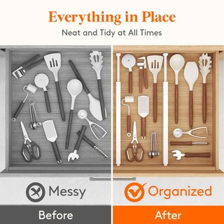 Foto 7 | Foto 7 | Separadores De Cajones Lifewit Paquete De 12 Unidades Organizador De Plástico De 6-8 Cm De Alto - Venta Internacional.