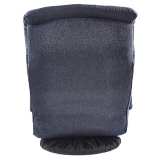 Foto 3 | Foto 3 | Sillón Amazon Basics Giratorio De Espuma Con Reposacabezas, Color Azul - Venta Internacional.