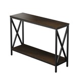 Credenza Mubson Galeon color Marrón con Doble Repisa