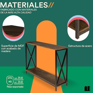 Foto 3 | Foto 3 | Credenza Mubson Galeon color Marrón con Doble Repisa
