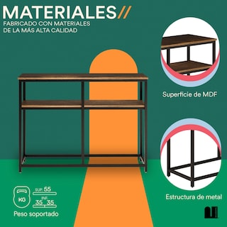 Foto 3 | Foto 3 | Credenza Mubson con Triple Repisa color Café