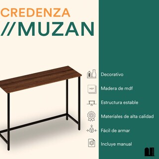 Foto 2 | Foto 2 | Recibidor Mubson Muzan Marrón Mesa Decorativa para Sala o Recámara