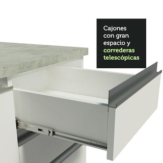 Foto 7 | Foto 7 | Gabinete Bajo Bufetera Madesa Glamy 120cm Con Encimera Bb 01